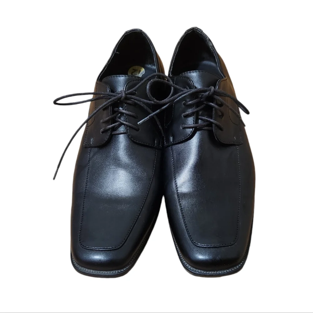 Perry Ellis Portfolio Lace-up Black Dress Shoes Men's Sz 12